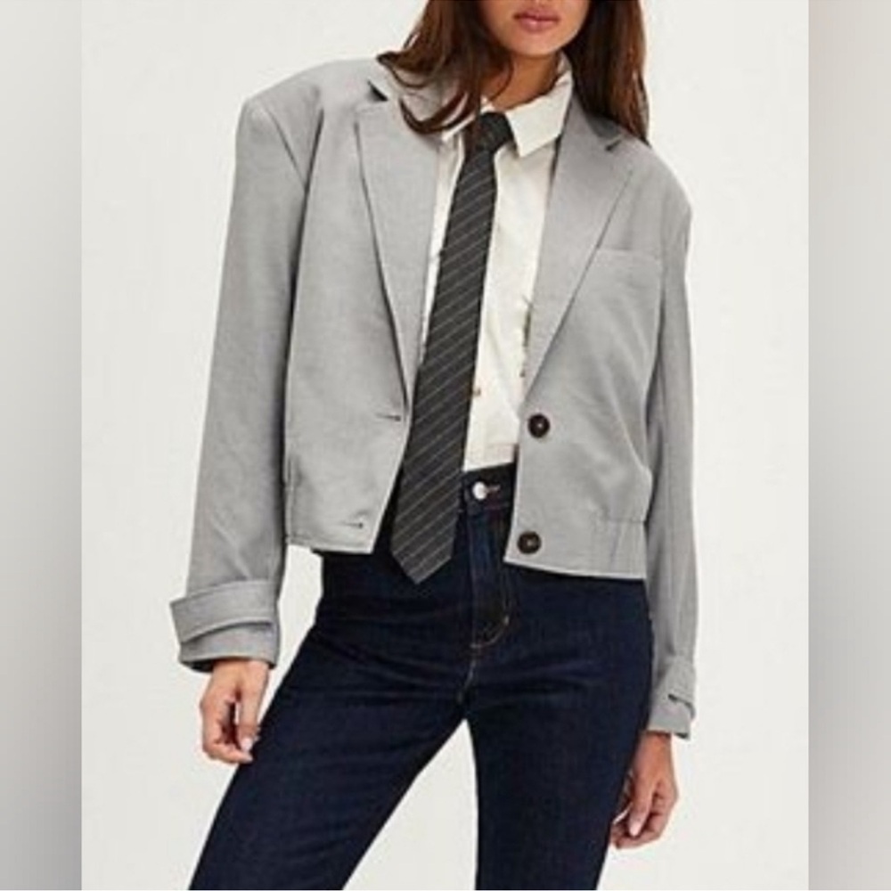 Free People Agnes Solid Jacket